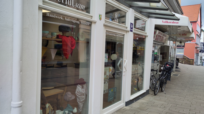Friedensplatz der sich in der Oberen Altstadt in Minden befindet